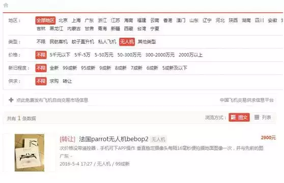 無(wú)人機(jī)二手市場(chǎng)知多少？