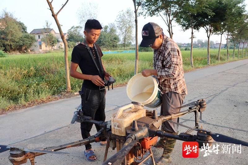 “會飛的噴霧器”：一只“大黃蜂”一天能噴灑500畝地，每畝只要10元錢