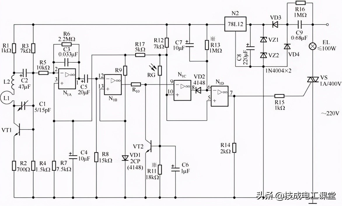 3個開關控制1盞燈，怎么連接線路？附上36種常見照明控制原理圖