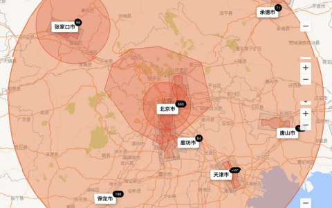 北京冬奧會(huì)畫了個(gè)特大號(hào)禁飛區(qū)?。ǜ蕉瑠W會(huì)禁飛區(qū)圖）